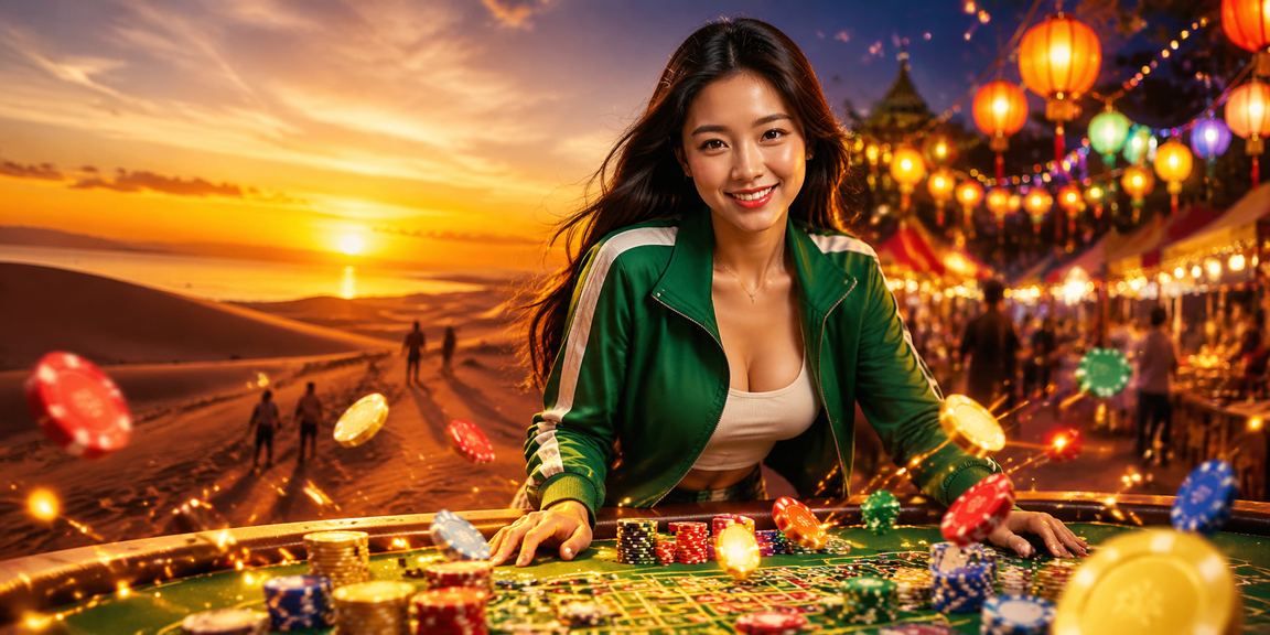 Người chơi truy cập nền tảng cá cược 9003 tại chợ đêm Mũi Né